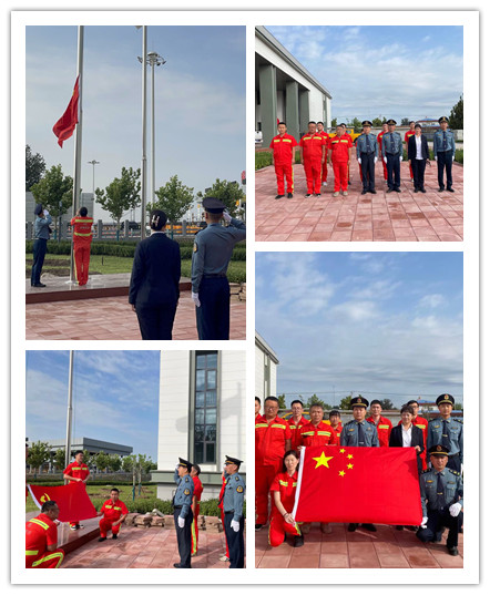 固安西大队喜迎国庆